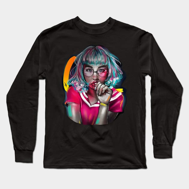 Good Girl Long Sleeve T-Shirt by Ria_Mizuko